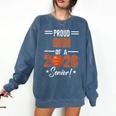 Proud GIGI Of 2026 Senior Basketball Student Graduation Comfort Colors Sweatshirt Denim