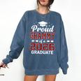 Proud Grammy Of A 2026 Graduate Class Of Graduation Comfort Colors Sweatshirt Denim