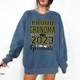 Proud Grandma Of A 2023 Graduate Graduation Comfort Colors Sweatshirt Denim
