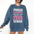 Proud Grandma Of A Class 2019 Senior T Shirt Graduation Comfort Colors Sweatshirt Denim