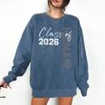 Proud Memaw Of A Class Of 2026 Graduate Senior 26 Graduation Comfort Colors Sweatshirt Denim