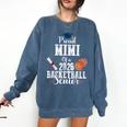 Proud MIMI Of 2026 Basketball Senior Class Graduation Comfort Colors Sweatshirt Denim