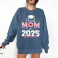 Proud Mom Of a 2025 Graduate Senior Mom Family Graduation Comfort Colors Sweatshirt Denim