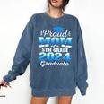 Proud Mom Of 5th Grade Graduate 2024 Elementary Graduation Comfort Colors Sweatshirt Denim