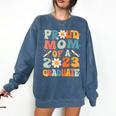 Proud Mom Of A Class Of 2023 Graduated Graduation Women Comfort Colors Sweatshirt Denim