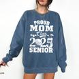 Proud Mom Class Of 2025 Graduation Senior Golf Player Mom Comfort Colors Sweatshirt Denim