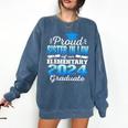 Proud Sister In Law Of 5th Grade Graduate 2024 Graduation Comfort Colors Sweatshirt Denim