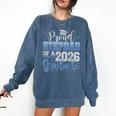 Proud Stepdad Of Senior 2026 Class Of 2026 Graduation Comfort Colors Sweatshirt Denim