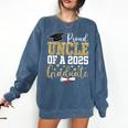 Proud Uncle Of A 2025 Graduate Uncle Graduation 2025 Comfort Colors Sweatshirt Denim