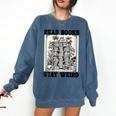 Read Books Stay Weird Book Lover Joke Introvert Reading Comfort Colors Sweatshirt Denim Read Books Stay Weird Book Lover Joke Introvert Reading Comfort Colors Sweatshirt Denim