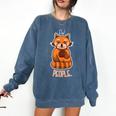 Red Panda Introvert For Red Pandas Fan Comfort Colors Sweatshirt Denim Red Panda Introvert For Red Pandas Fan Comfort Colors Sweatshirt Denim