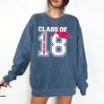 Respiratory Therapist Graduation Class Of 2018 Women RT Comfort Colors Sweatshirt Denim