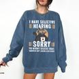 Sarcastic Joke For Introvert And Anti-Social Comfort Colors Sweatshirt Denim Sarcastic Joke For Introvert And Anti-Social Comfort Colors Sweatshirt Denim