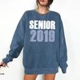 Senior 2019 Shirt Graduation Class Back To School Tee Comfort Colors Sweatshirt Denim