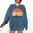 Senior 2023 Graduation My Last First Day Of Class Of 2023 Comfort Colors Sweatshirt Denim