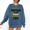 Senior Class Of 2019 Tshirt Graduation Awesome Brother Comfort Colors Sweatshirt Denim