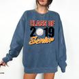 Senior Class Of 2019 Tshirt Graduation School Baseball Comfort Colors Sweatshirt Denim