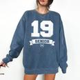 Senior Class Of 2019 Graduation School College Comfort Colors Sweatshirt Denim