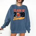 Senior Class Of 2019 Tshirt Graduation Students Football Comfort Colors Sweatshirt Denim