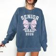 Senior Grad 2026 Class Of 2026 Senior Graduation 2026 Comfort Colors Sweatshirt Denim