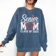 Senior Mom Class Of 2026 Graduation Senior 2026 Mom Comfort Colors Sweatshirt Denim
