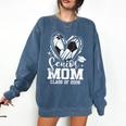 Senior Mom Class Of 2026 Soccer Graduation Heart Comfort Colors Sweatshirt Denim