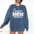 Senior Mom Class Of 2026 Volleyball Mom Graduation Comfort Colors Sweatshirt Denim