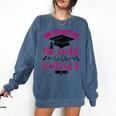 She Believed She Could So She Mastered It Graduation Comfort Colors Sweatshirt Denim