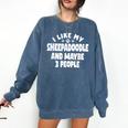 Sheepadoodle Fur Parent Sheeppoo Lover Dog Owner Introvert Comfort Colors Sweatshirt Denim Sheepadoodle Fur Parent Sheeppoo Lover Dog Owner Introvert Comfort Colors Sweatshirt Denim