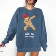 Sloth Dabbing 5th Grade Graduation Shirt Fifth Grade Grad Comfort Colors Sweatshirt Denim