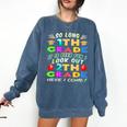 So Long 1st Grade 2nd Grade Here I Come Graduation 2022 Comfort Colors Sweatshirt Denim