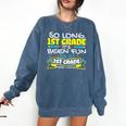 So Long 1st Grade 2nd Grade Here I Come School Graduation Comfort Colors Sweatshirt Denim