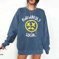Socially Awkward Introvert Social Anxious Awkwardly Social Comfort Colors Sweatshirt Denim Socially Awkward Introvert Social Anxious Awkwardly Social Comfort Colors Sweatshirt Denim