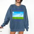 Out Standing In Her Field Graduation Tee Comfort Colors Sweatshirt Denim