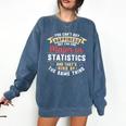 Statistics Major Student Shirt Graduation College Comfort Colors Sweatshirt Denim