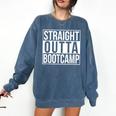 Straight Outta Bootcamp Shirt Bootcamp Graduation Shirt Comfort Colors Sweatshirt Denim
