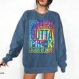 Straight Outta Pre-K Class Of 2022 Preschool Graduation Comfort Colors Sweatshirt Denim