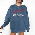 Straight Outta Vet School Graduation Veternarians I Survived Comfort Colors Sweatshirt Denim