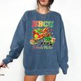 Students Future HBCU Grad History Graduation Comfort Colors Sweatshirt Denim