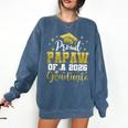 Super Proud Papaw Of 2026 Graduate Senior Graduation Family Comfort Colors Sweatshirt Denim