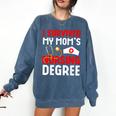 I Survived My Mom's Nursing Degree Graduation Day 2026 Comfort Colors Sweatshirt Denim