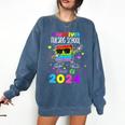 I Survived Nursing School Of 2024 Student Graduation 2024 Comfort Colors Sweatshirt Denim