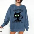 I Survived Theology School Graduation 2025 Comfort Colors Sweatshirt Denim