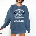 I Survived My Son's High School Graduation Shirt Graduate Comfort Colors Sweatshirt Denim