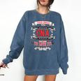 Tough Crazy CNA Product Great For CNA Nurse Graduation Comfort Colors Sweatshirt Denim