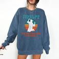 Trust Me I'Ve Got A Counseling Degree College Graduation Comfort Colors Sweatshirt Denim