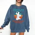 Trust Me I'Ve Got A Sociology Degree College Graduation Comfort Colors Sweatshirt Denim