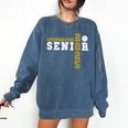 Volleyball Senior Night Volleyball Senior 2025 Graduation 14 Comfort Colors Sweatshirt Denim