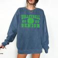 Volleyball Senior Night Volleyball Senior 2025 Graduation 16 Comfort Colors Sweatshirt Denim