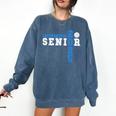 Volleyball Senior Night Volleyball Senior 2025 Graduation 23 Comfort Colors Sweatshirt Denim